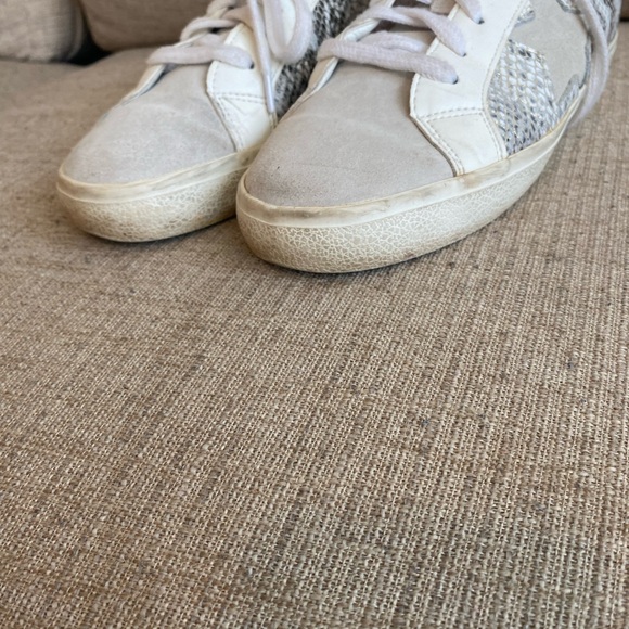 Vintage Havana Kate sneaker leather low top sneakers size 9 snakeskin lace up - Picture 9 of 10